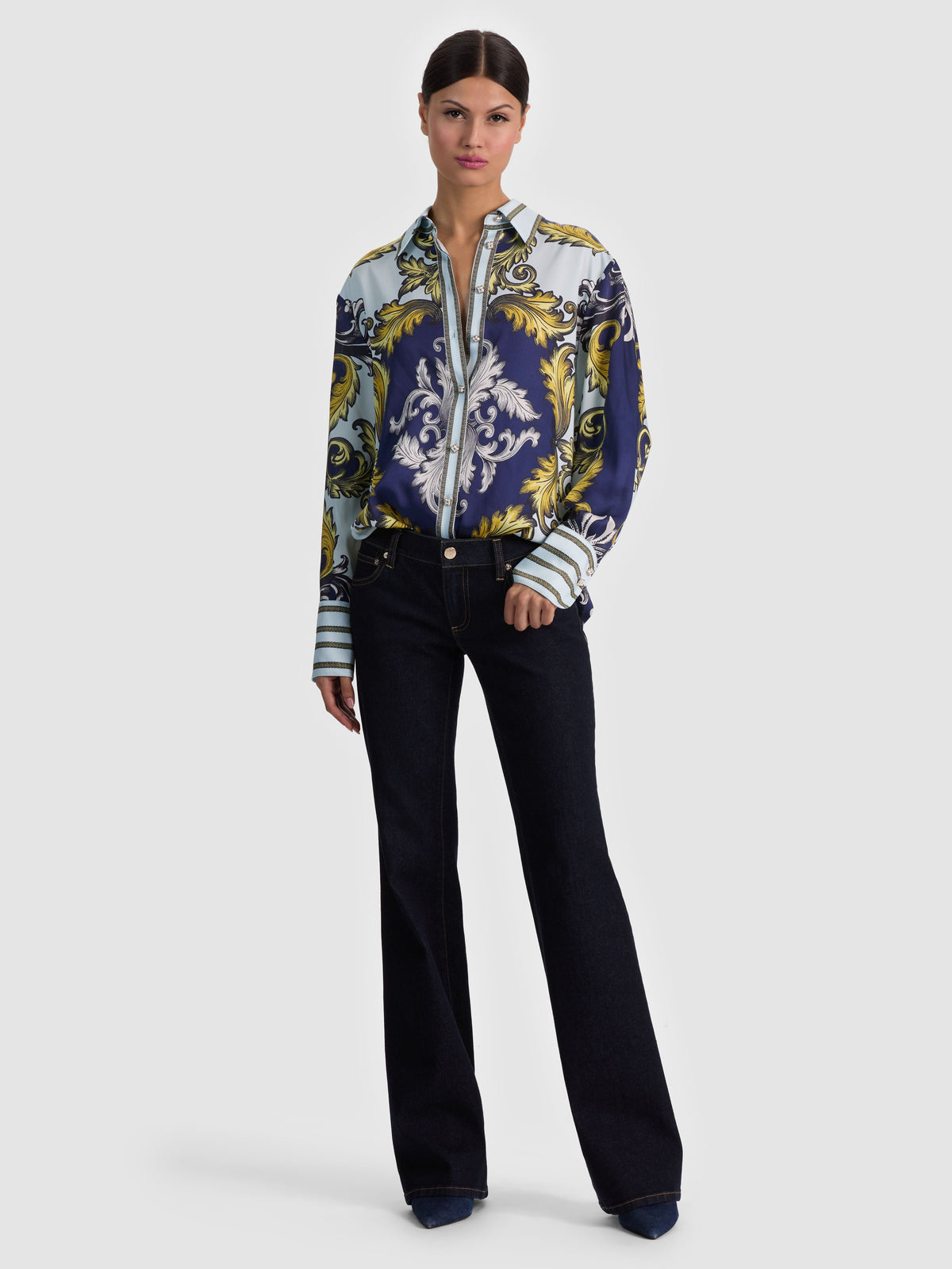 LANE OVERSIZED BUTTON DOWN-ALICE + OLIVIA