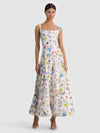 POLLY FLARED MIDI DRESS-ALICE + OLIVIA