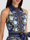 LUCY SLEEVELESS MINI SHIRT DRESS-ALICE + OLIVIA