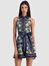 LUCY SLEEVELESS MINI SHIRT DRESS-ALICE + OLIVIA