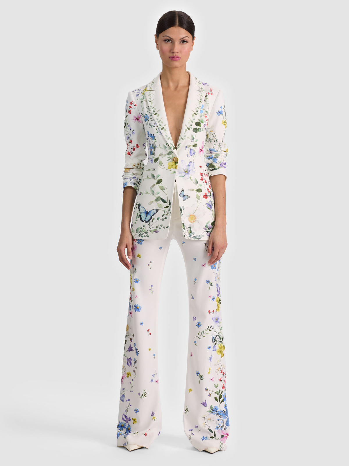 BREANN PRINTED BLAZER-ALICE + OLIVIA