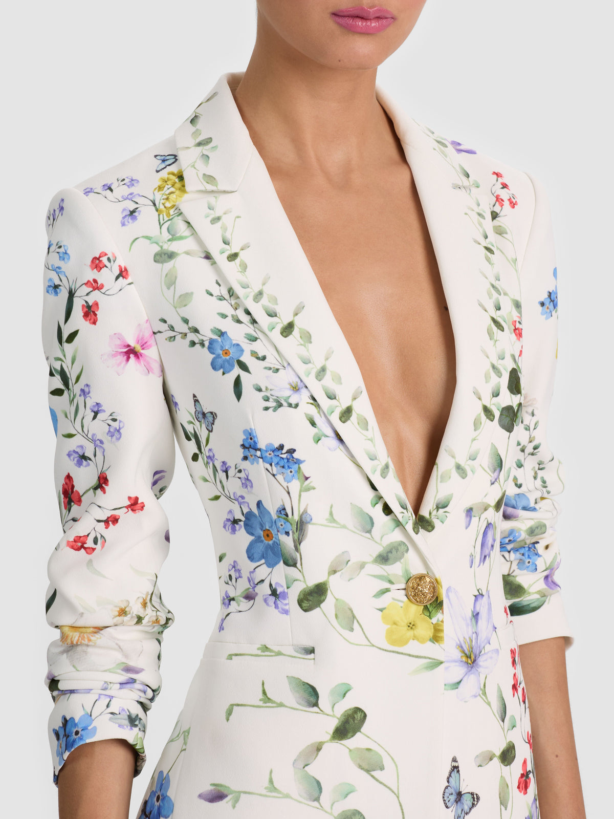 BREANN PRINTED BLAZER-ALICE + OLIVIA