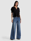 THALIA BUTTON DOWN BLOUSE-ALICE + OLIVIA