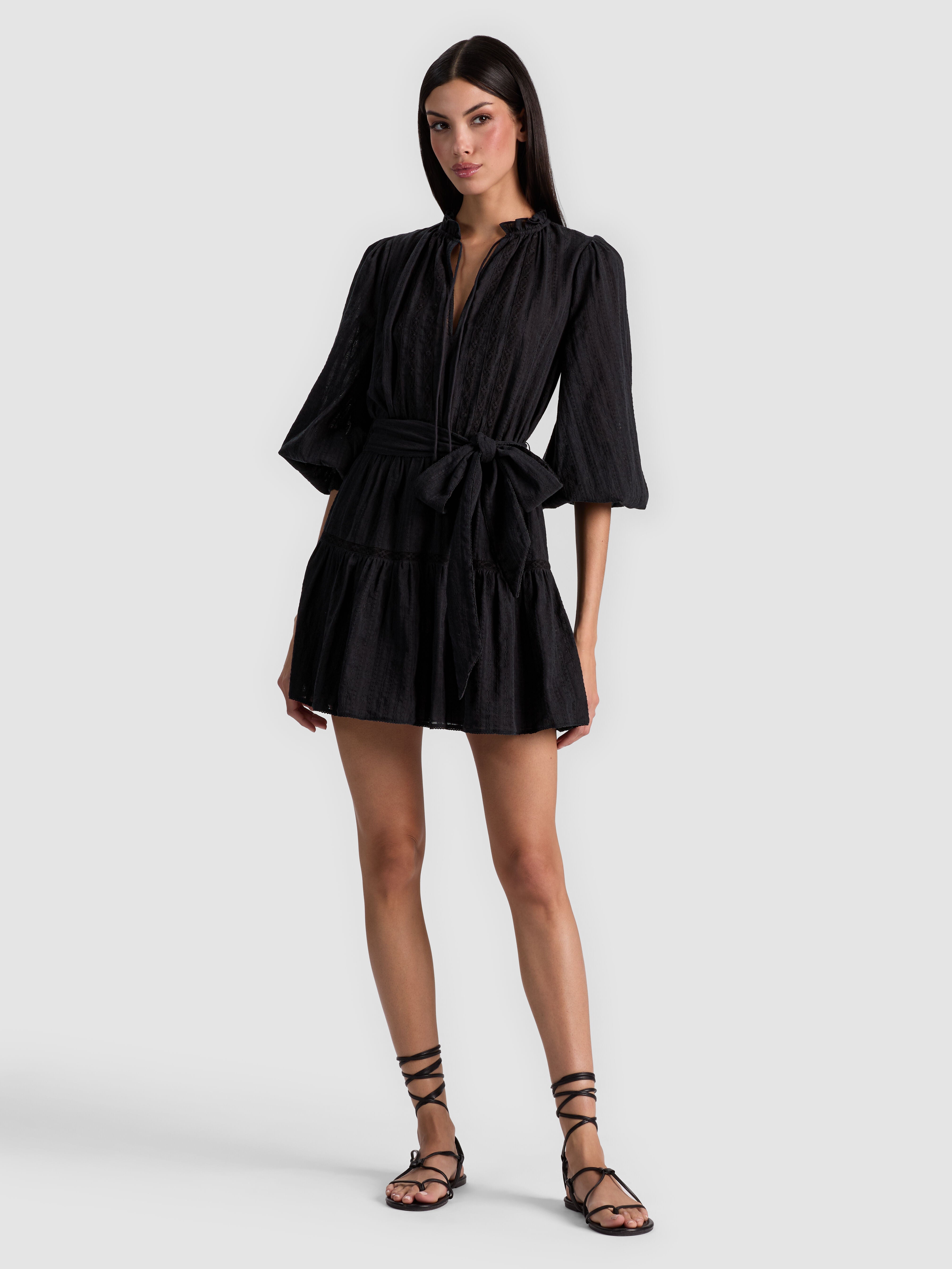 SADIE MINI SHIRT DRESS-ALICE + OLIVIA