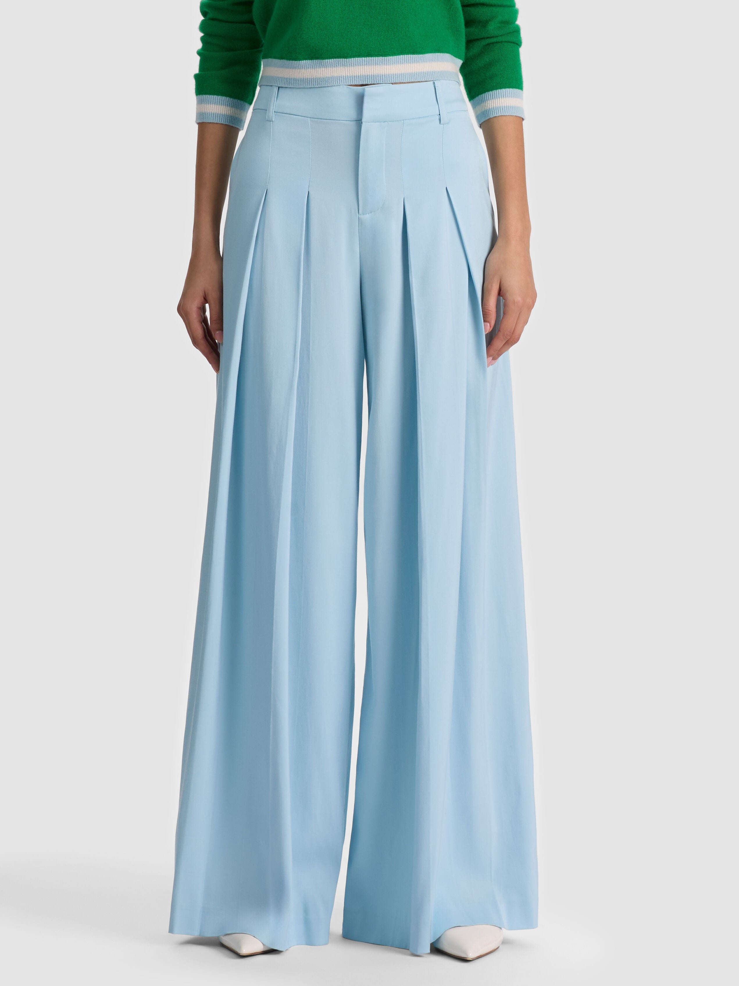 BLAIRE PLEATED PANT-ALICE + OLIVIA