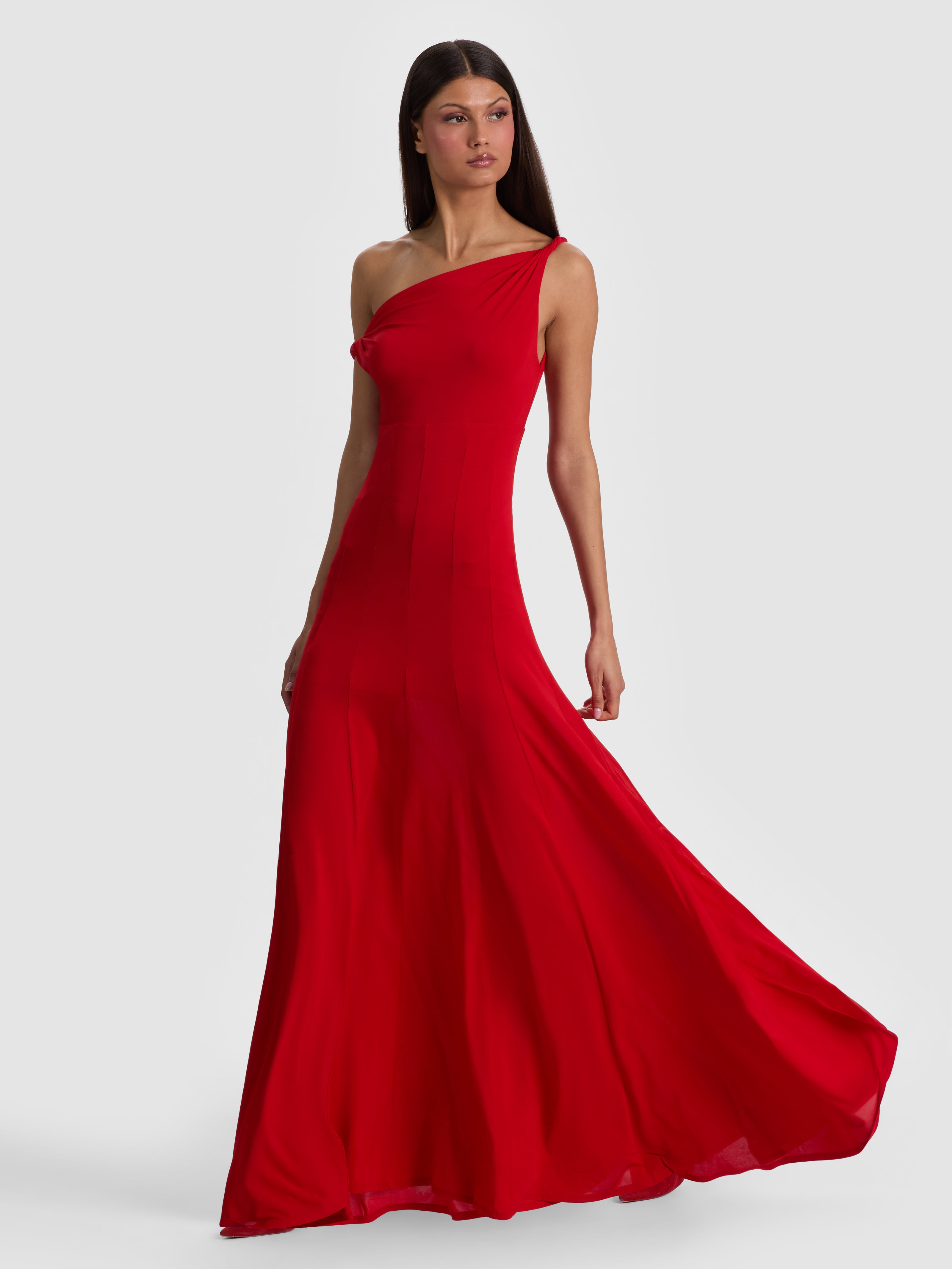 NOELIA TWIST STRAP MAXI DRESS-ALICE + OLIVIA