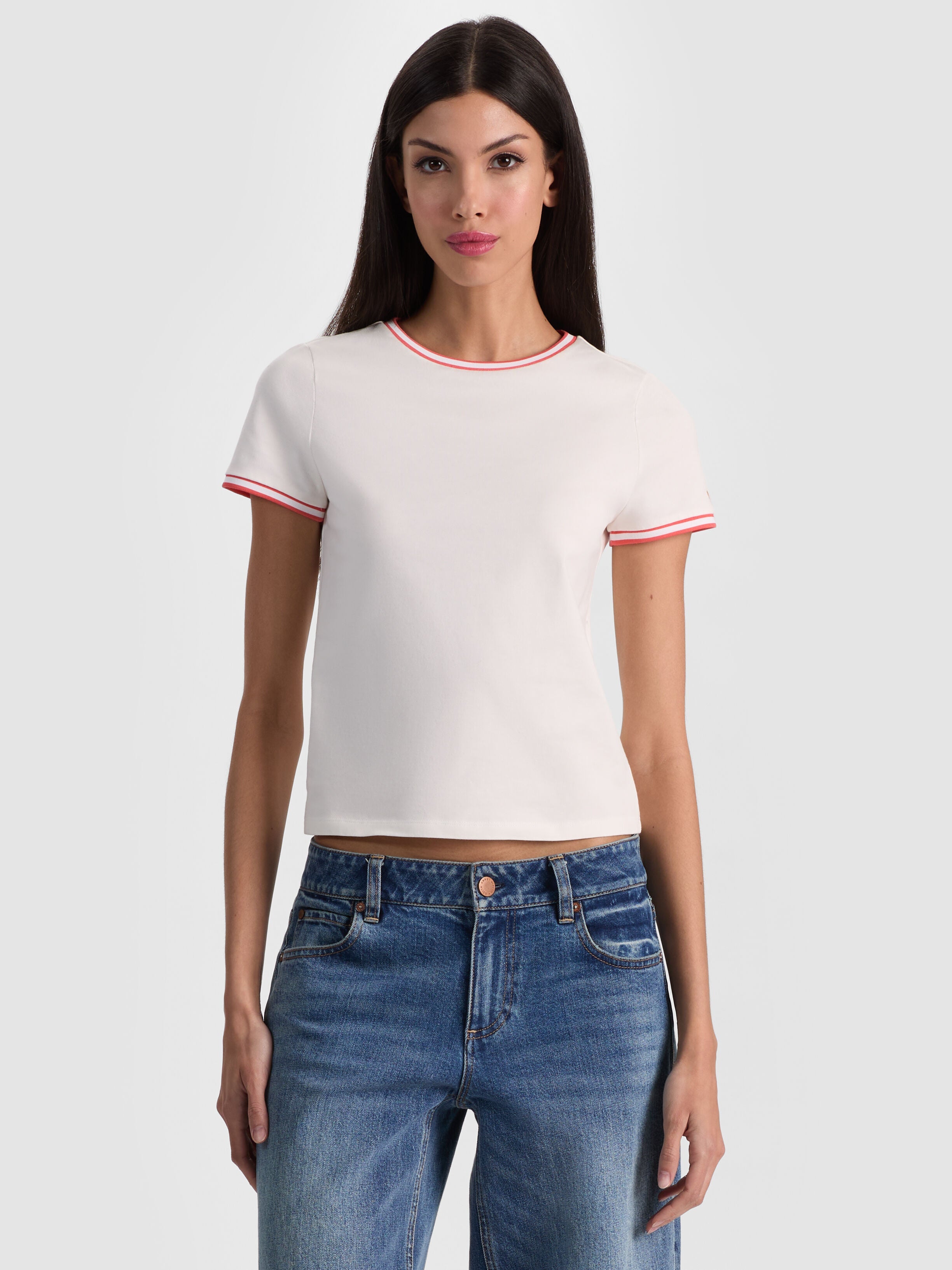 CINDY RINGER TEE-ALICE + OLIVIA