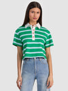 LYLE RUGBY POLO TOP-ALICE + OLIVIA