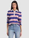 LYLE RUGBY POLO TOP-ALICE + OLIVIA