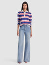 LYLE RUGBY POLO TOP-ALICE + OLIVIA