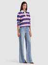 LYLE RUGBY POLO TOP-ALICE + OLIVIA