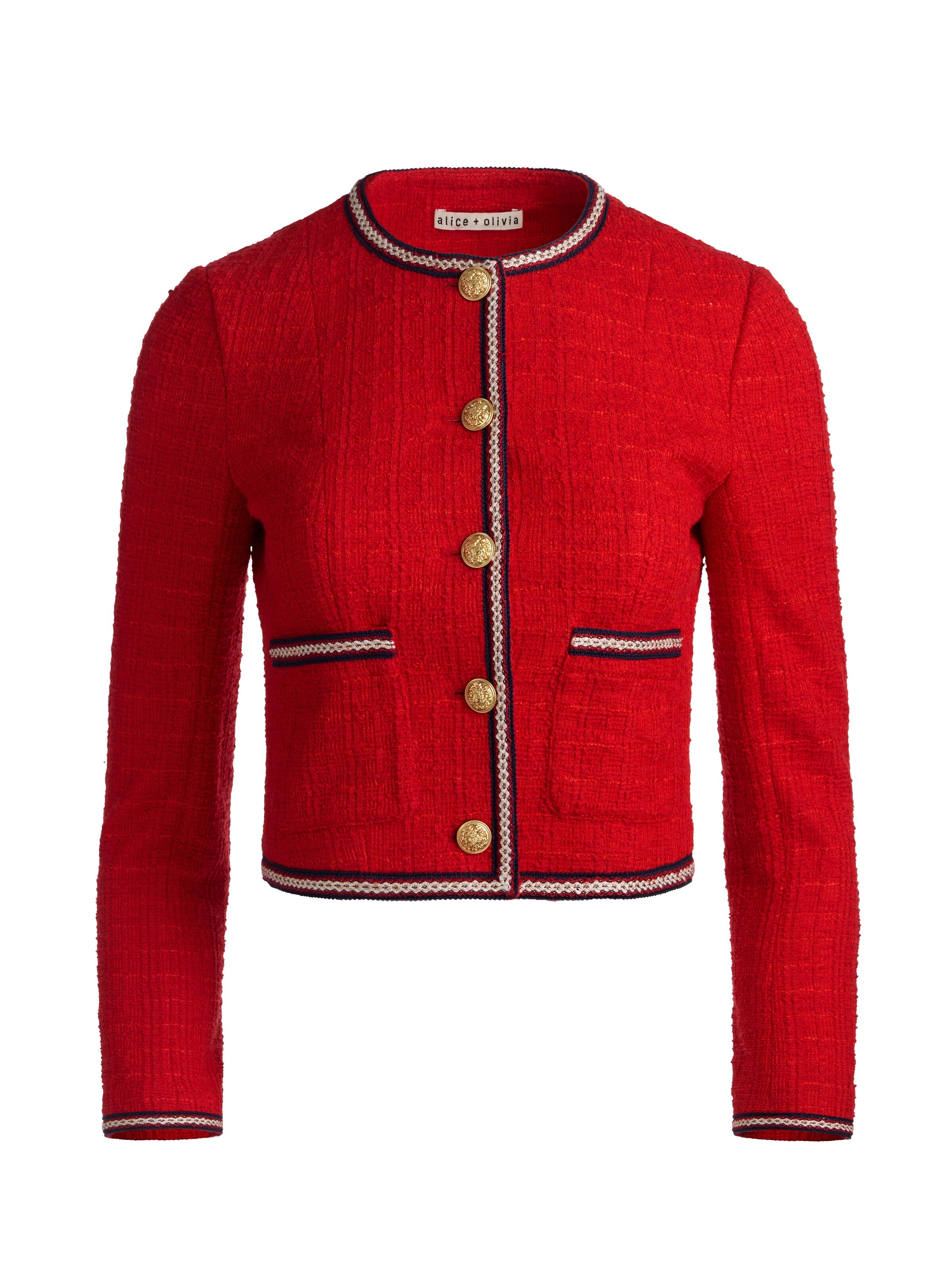 AVALON SHRUNKEN TWEED JACKET-ALICE + OLIVIA