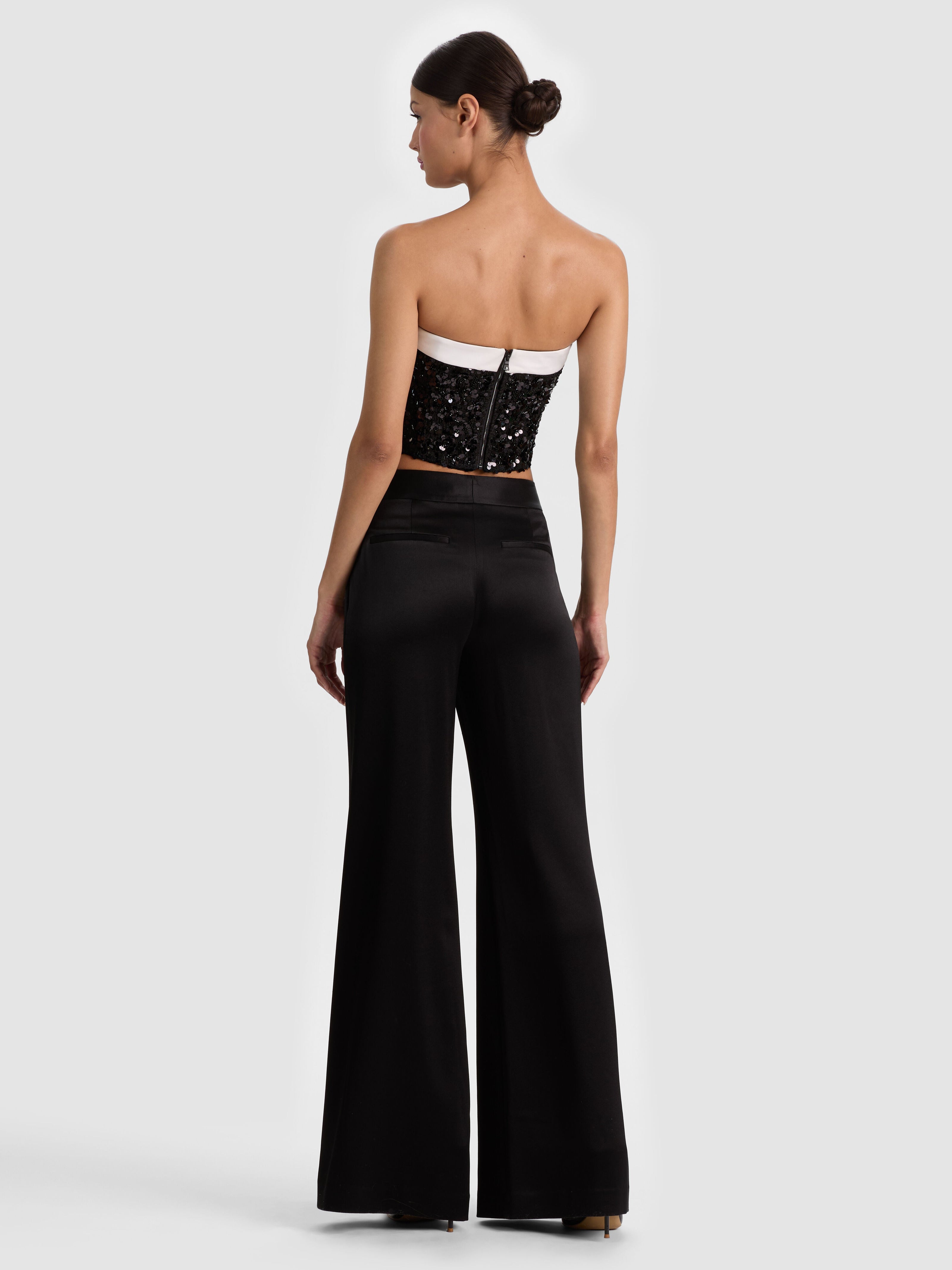 KATYA EMBELLISHED BOW TOP-ALICE + OLIVIA