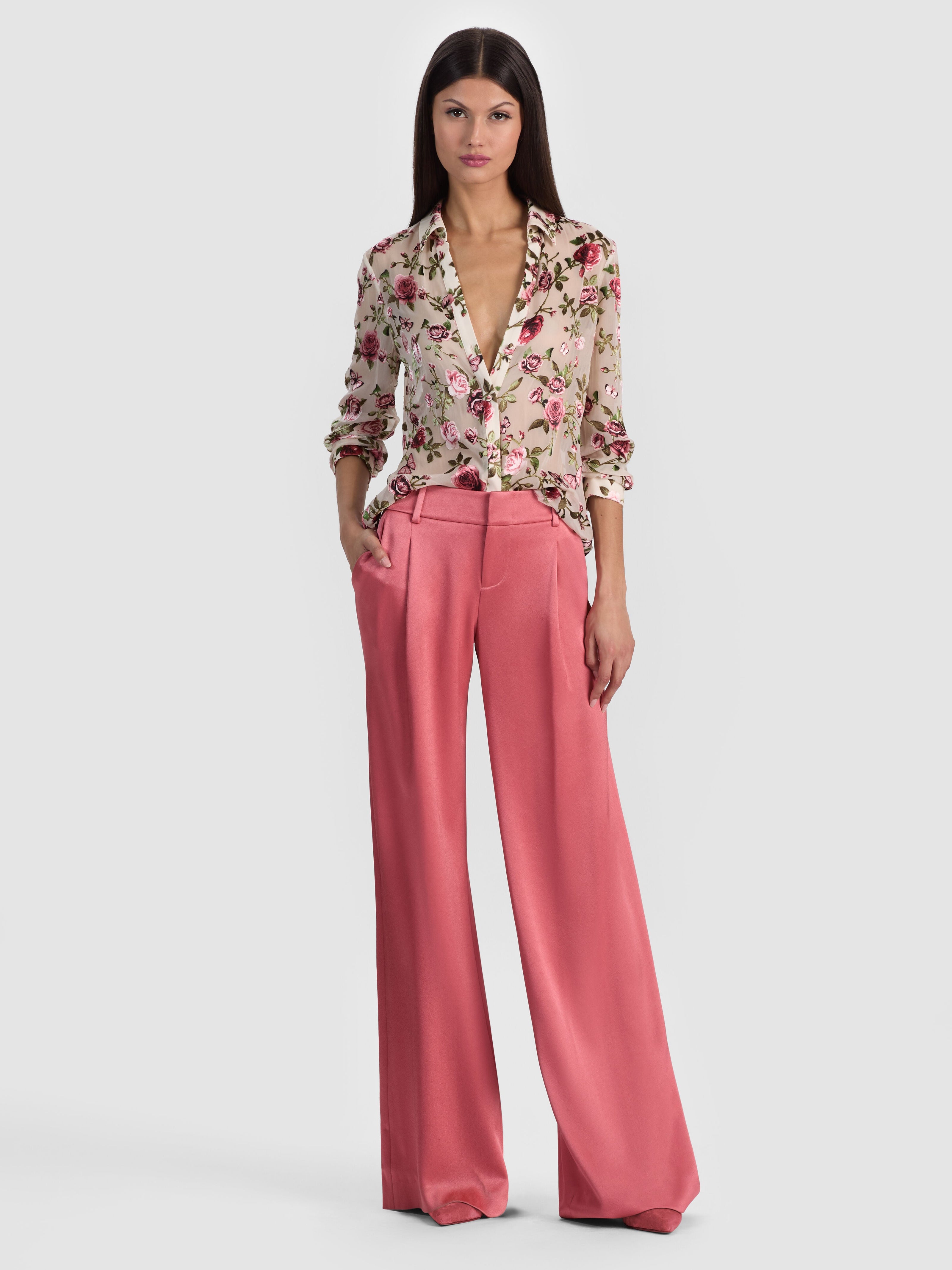 ERIC PANT-DEEP ROSE-ALICE + OLIVIA