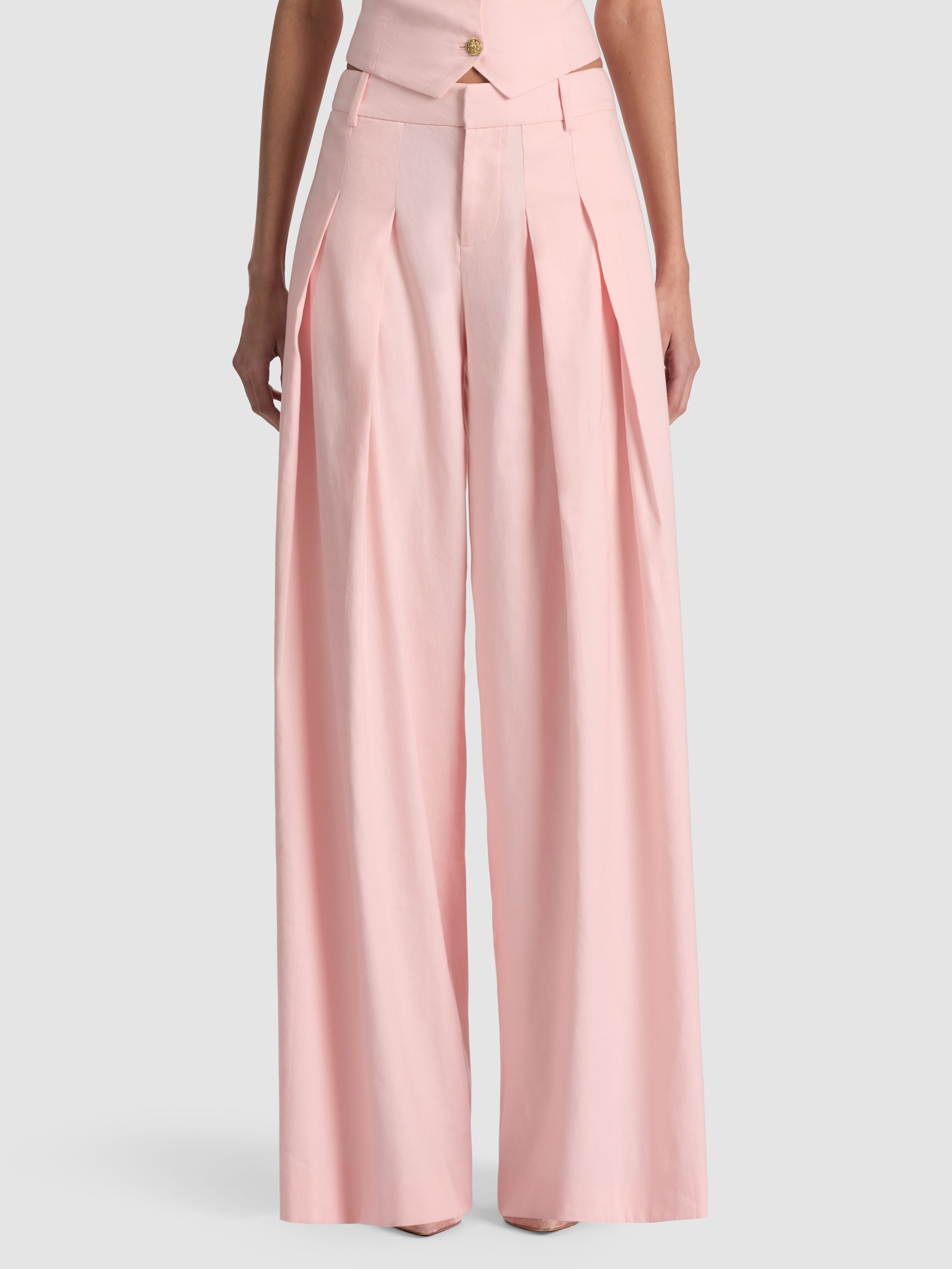 BLAIRE PLEATED PANT-ALICE + OLIVIA
