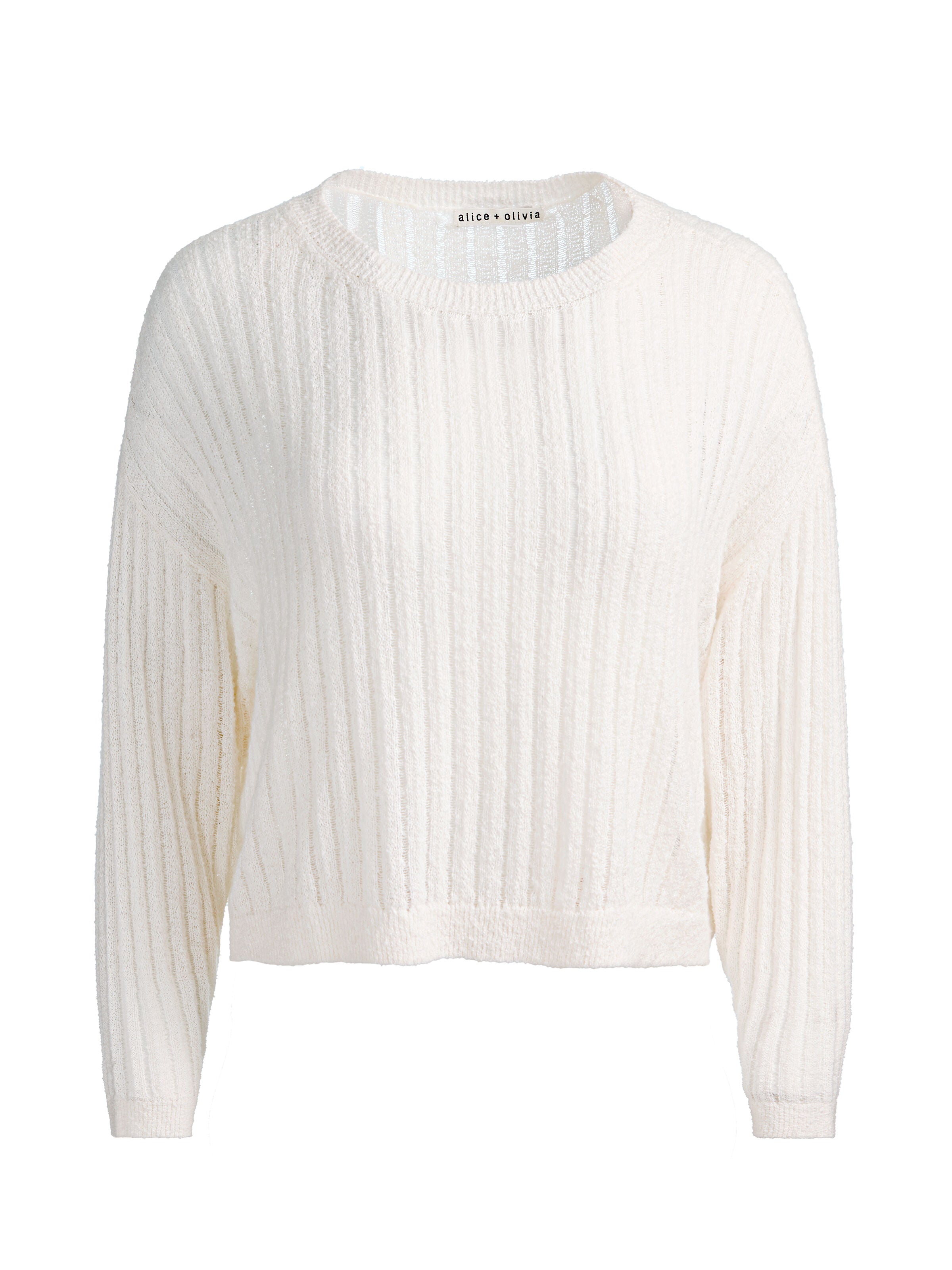 MITCHELL LIGHTWEIGHT PULLOVER-SOFT WHITE-ALICE + OLIVIA