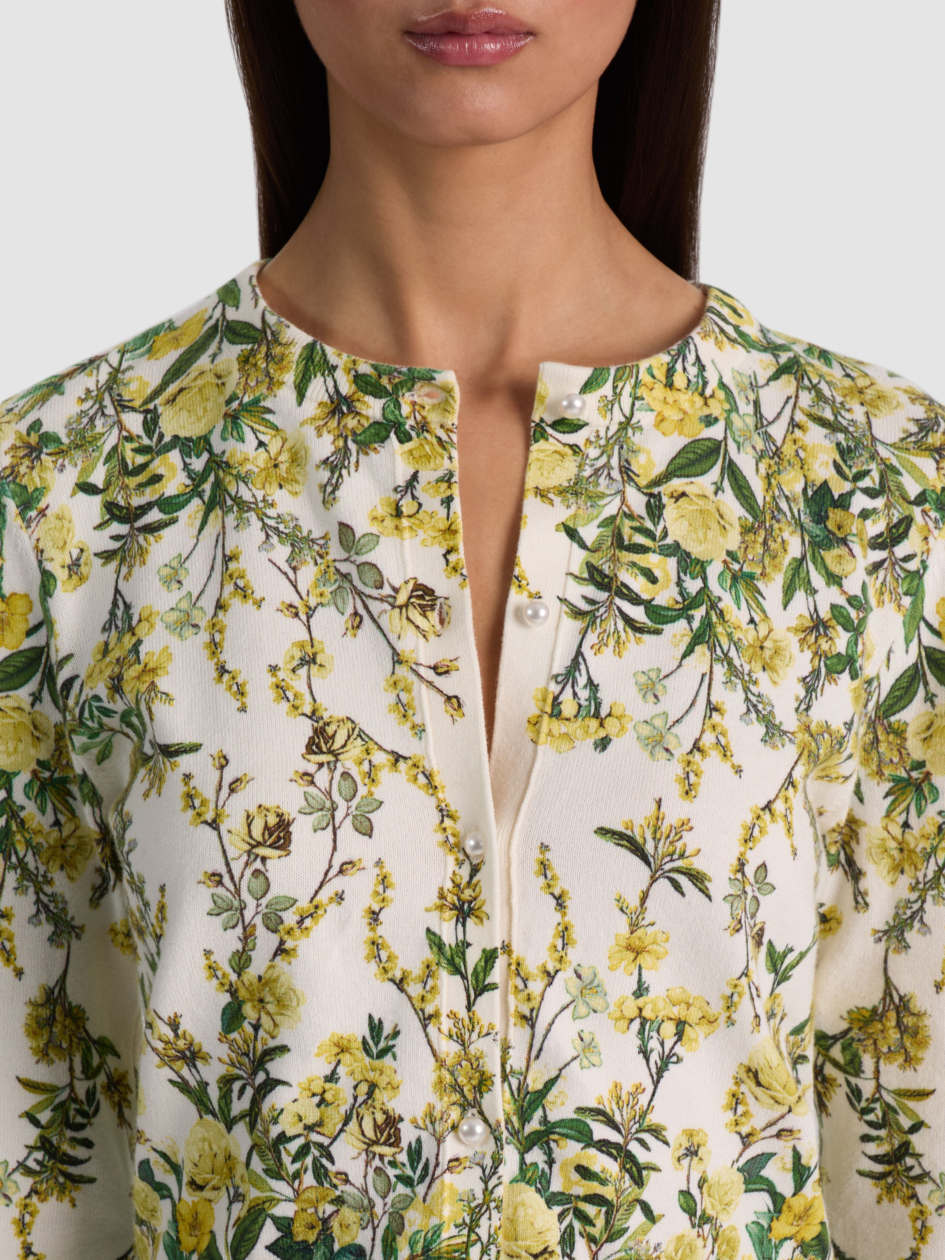 CARSON PRINTED CARDIGAN-ALICE + OLIVIA