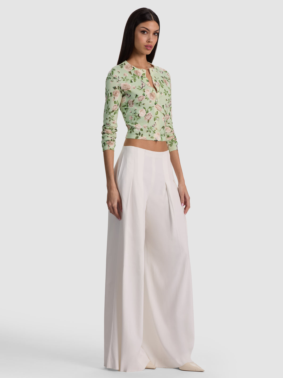 CARSON PRINTED CARDIGAN-ALICE + OLIVIA