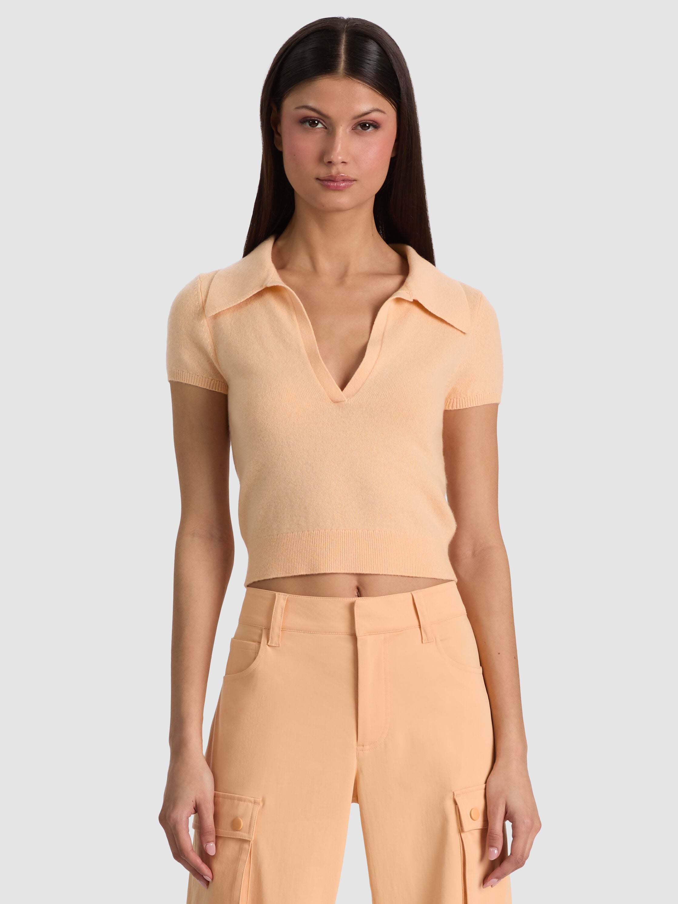 ANDI CASHMERE POLO-ALICE + OLIVIA