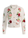 DOLLIE EMBROIDERED CARDIGAN-GARDEN GOSSIP OFF WHITE-ALICE + OLIVIA