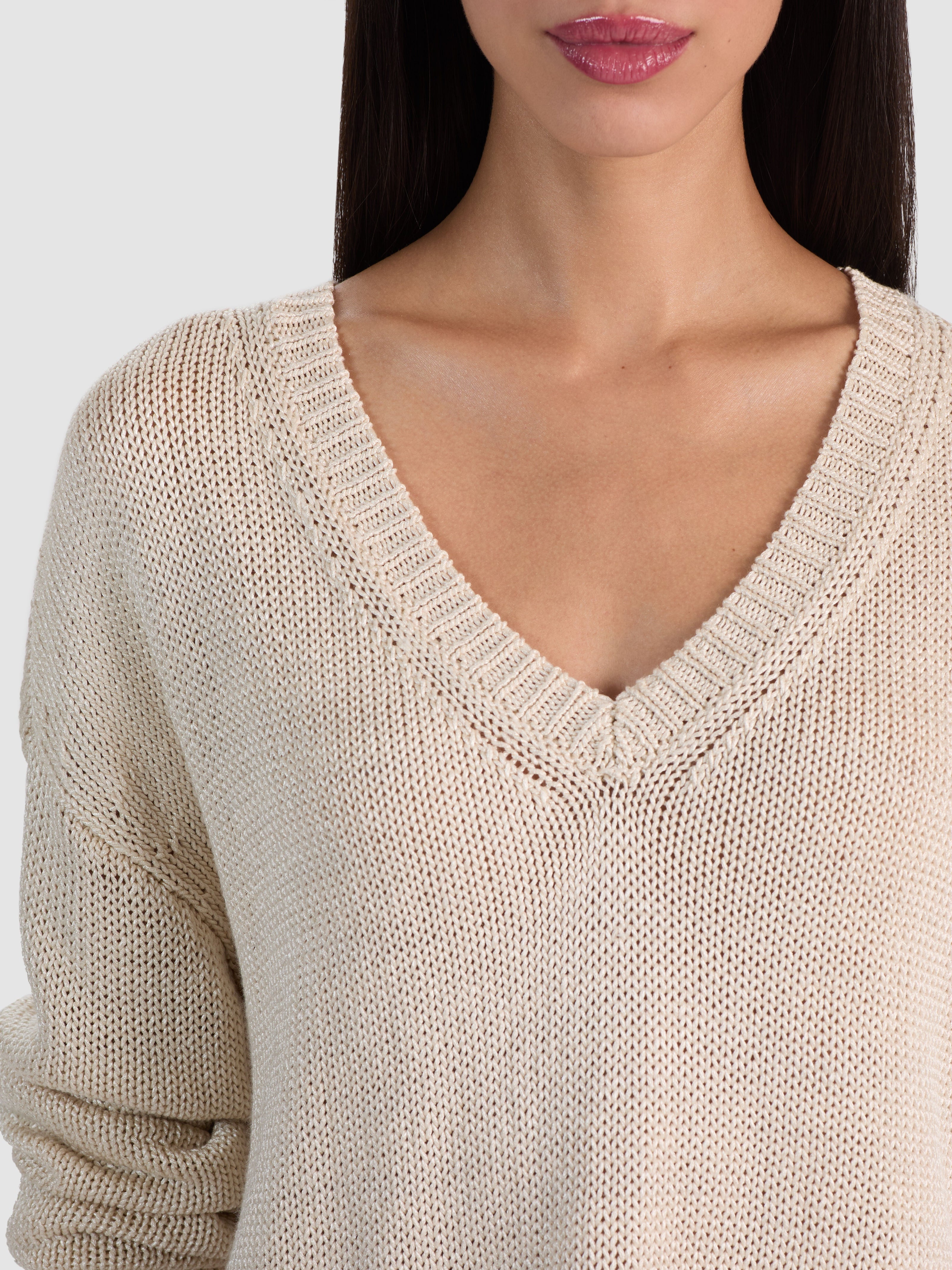 WILLIAMS PULLOVER-OATMEAL-ALICE + OLIVIA