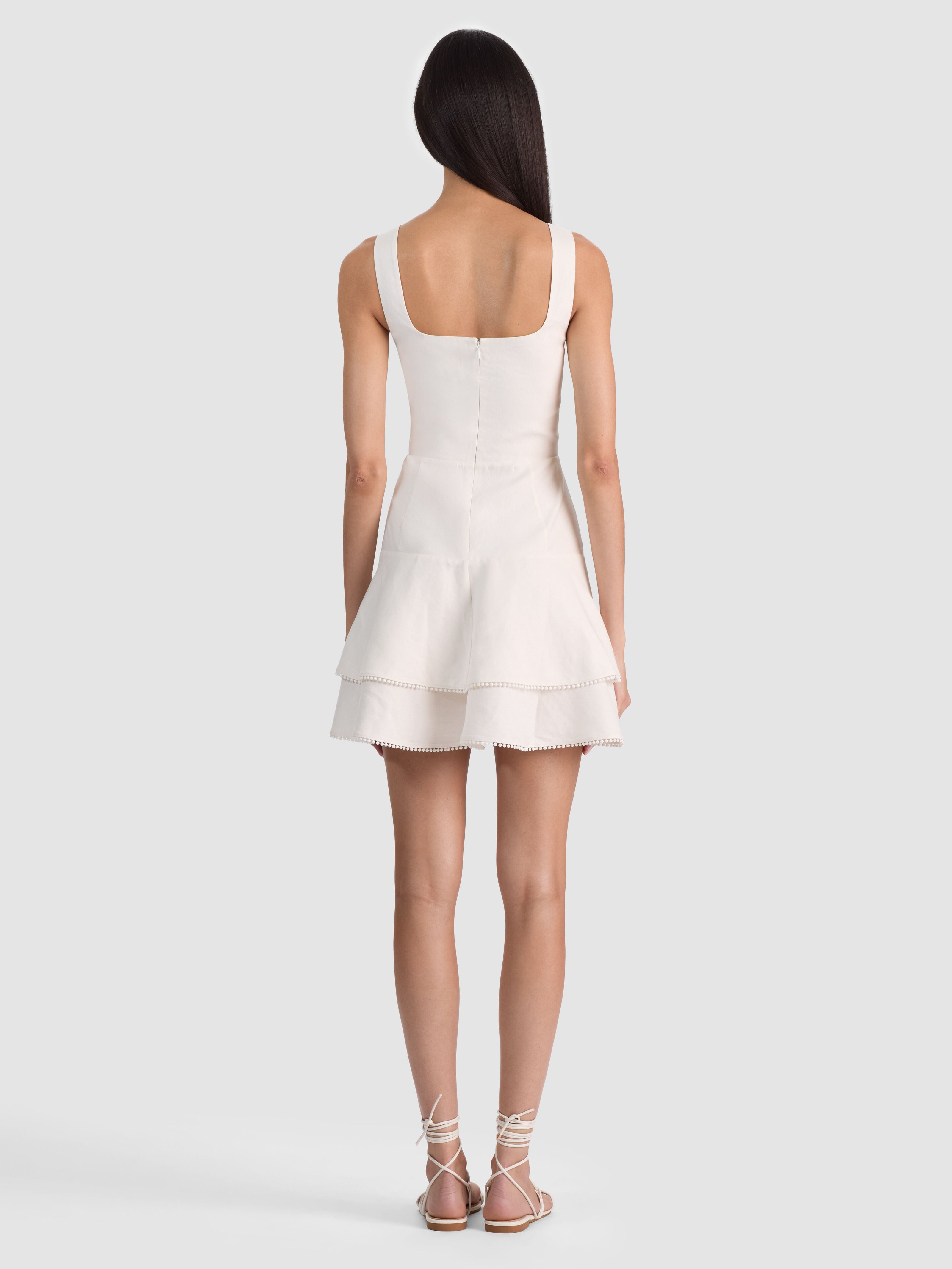 MIRIAM SWEETHEART MINI DRESS-ALICE + OLIVIA