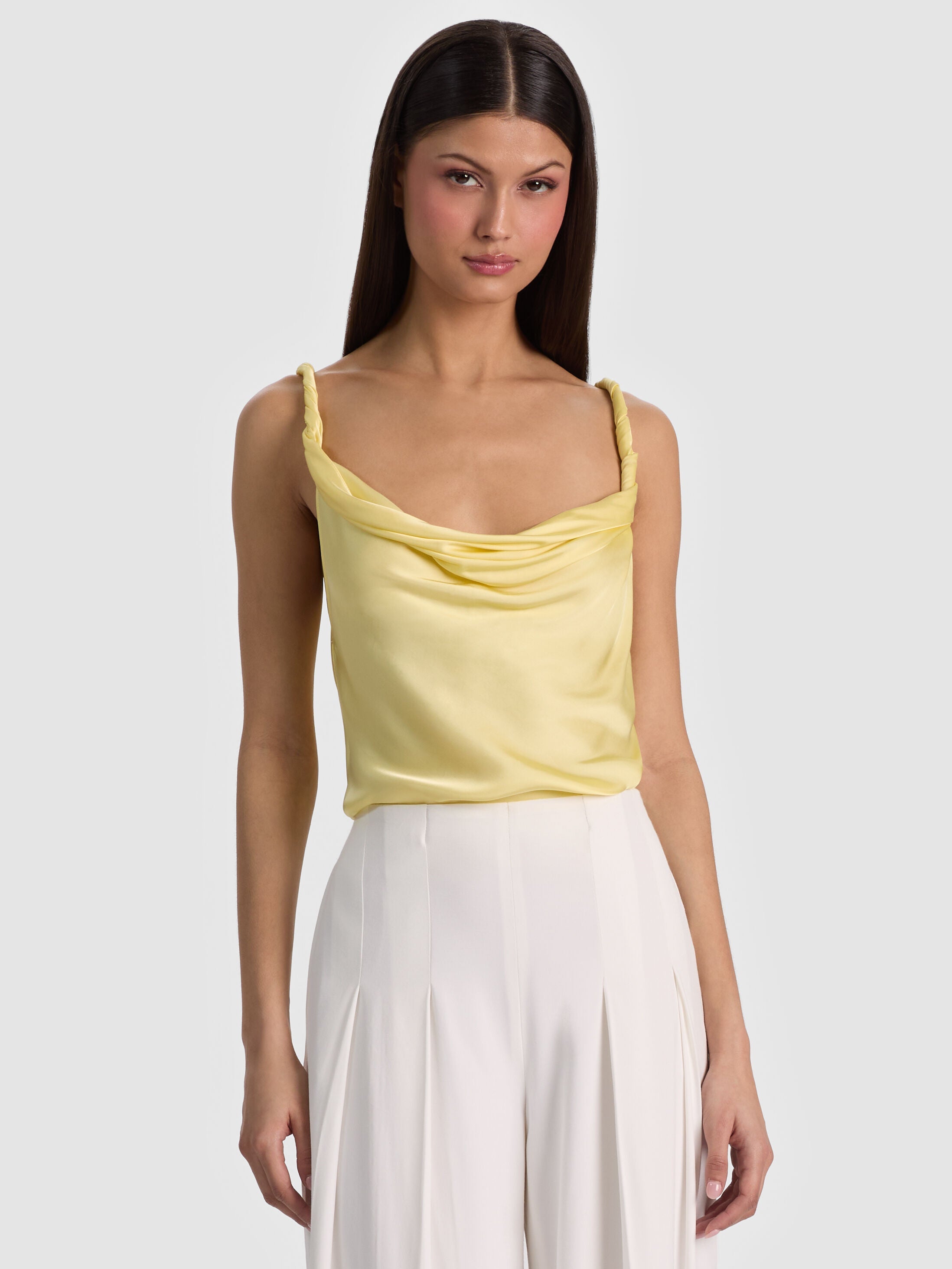 MONIQUE TWIST STRAP TANK-ALICE + OLIVIA