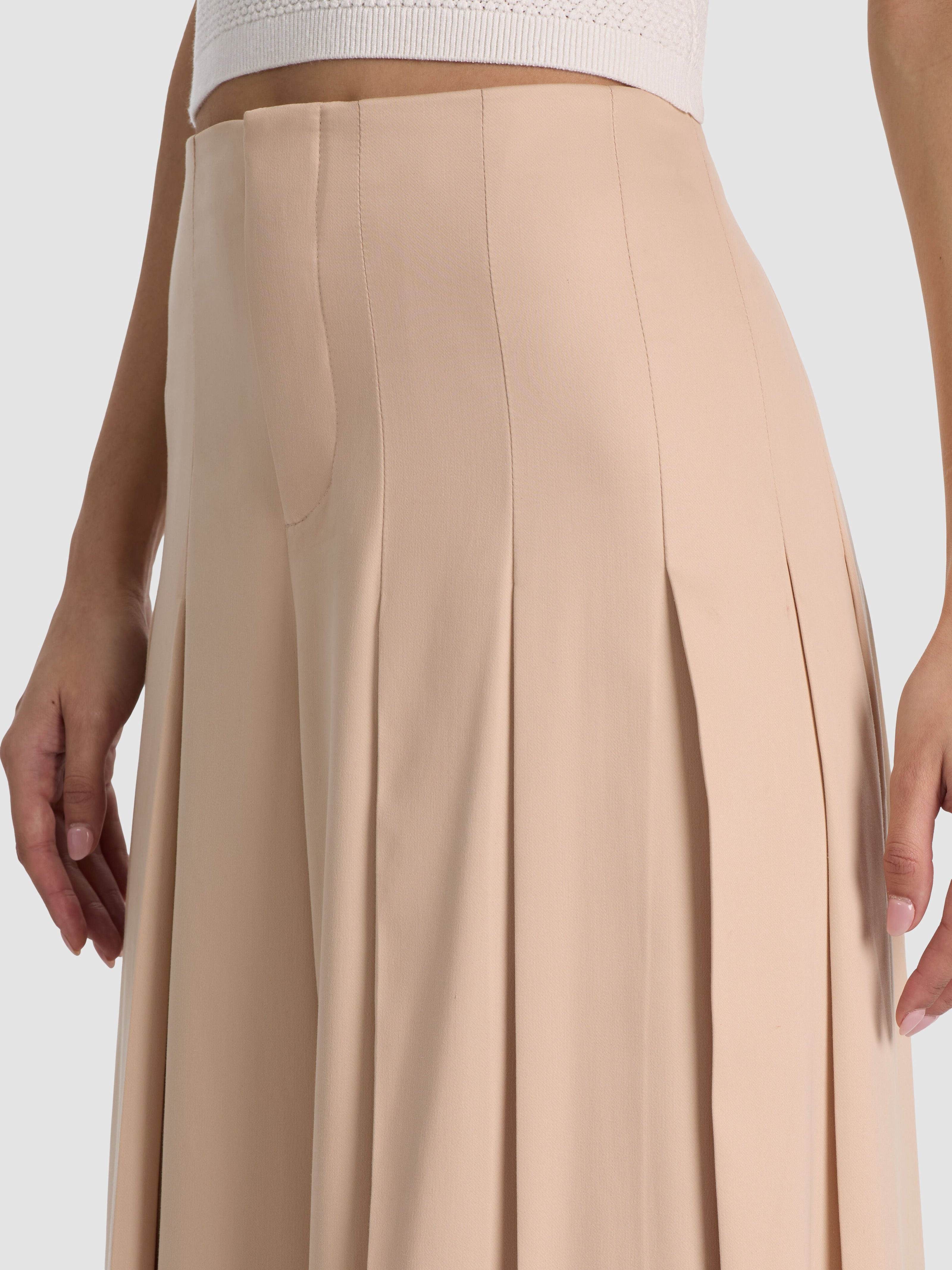 AINSLIE PLEATED PANT-SAND-ALICE + OLIVIA