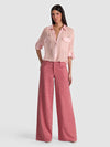 FINELY OVERSIZED UTILITY SHIRT-ALICE + OLIVIA