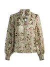 ARLETTE COLLARED BLSN SLV BLOUSE-ALICE + OLIVIA