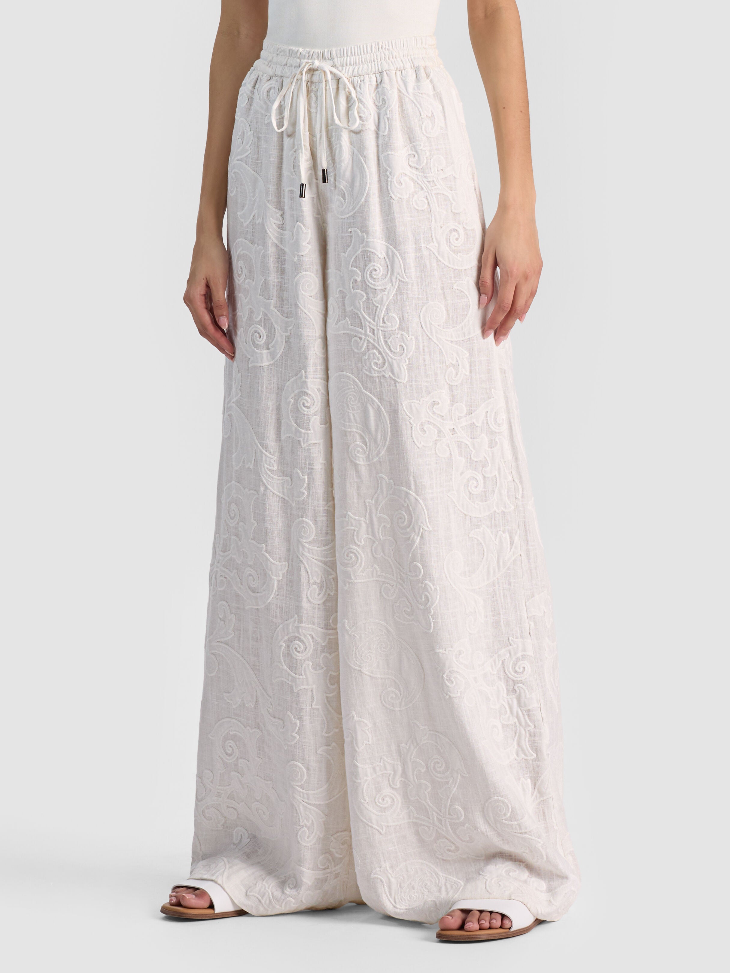 OJAI WIDE LEG PANT-ALICE + OLIVIA