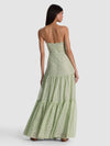NICKY LACE TIERED MAXI DRESS-LIGHT SAGE-ALICE + OLIVIA