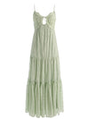 NICKY LACE TIERED MAXI DRESS-LIGHT SAGE-ALICE + OLIVIA