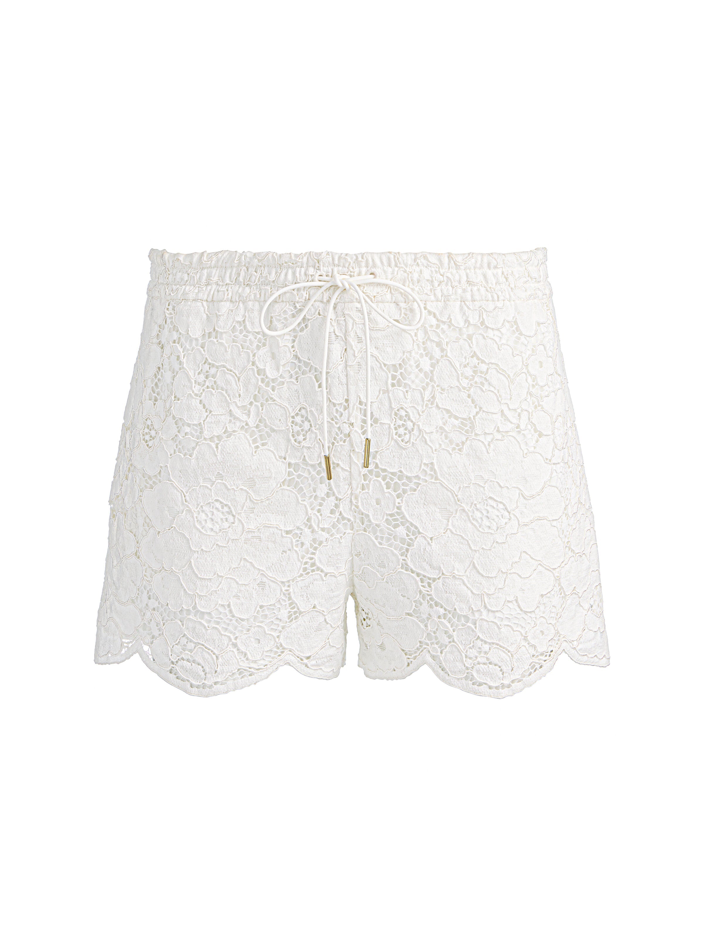 KENLEY PULL UP LACE SHORT-ALICE + OLIVIA