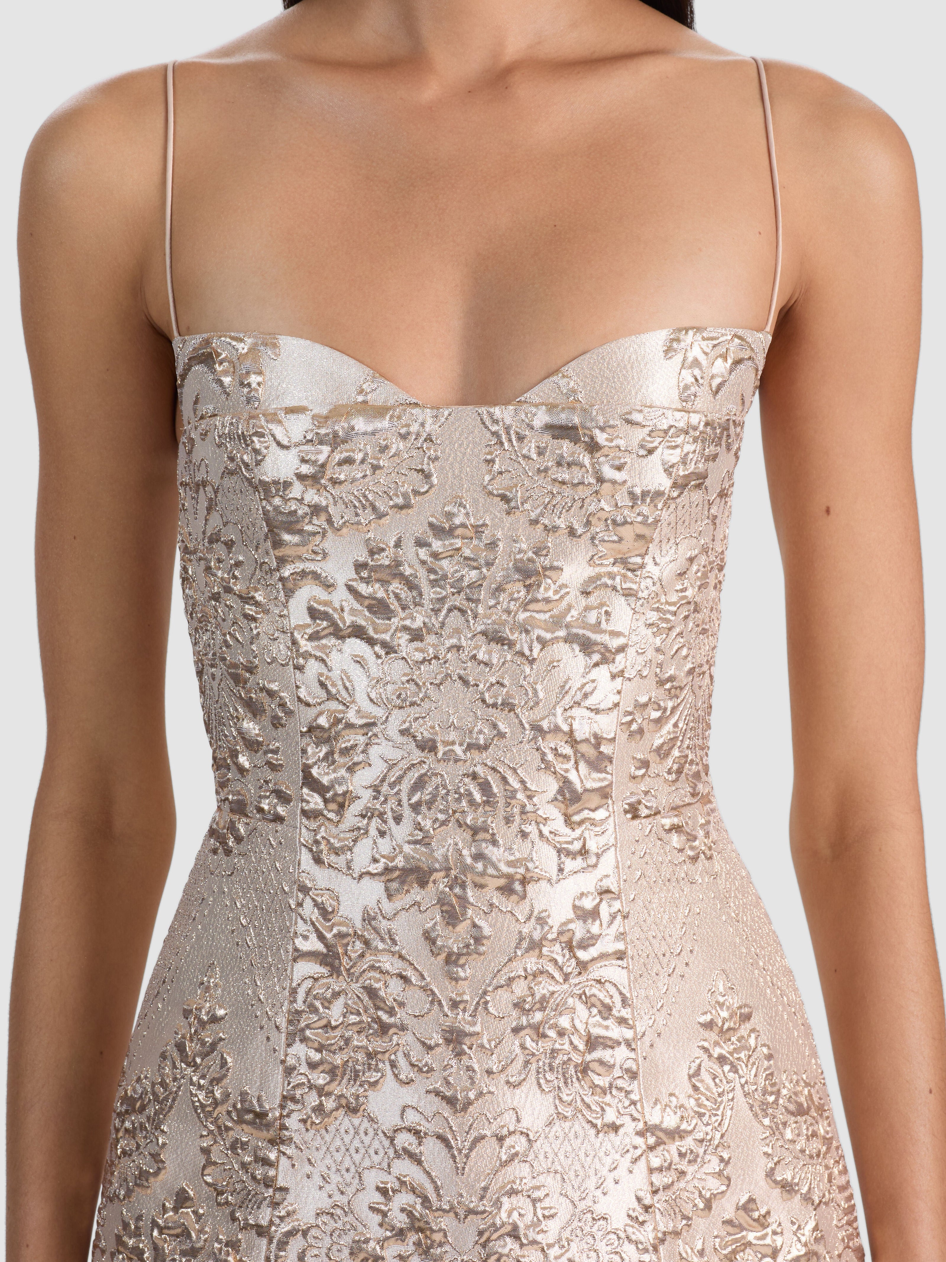 HALLIE PEEKABOO MINI DRESS-ALICE + OLIVIA