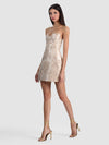 HALLIE PEEKABOO MINI DRESS-ALICE + OLIVIA