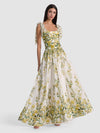 HAVEN FLARED MAXI DRESS-ALICE + OLIVIA