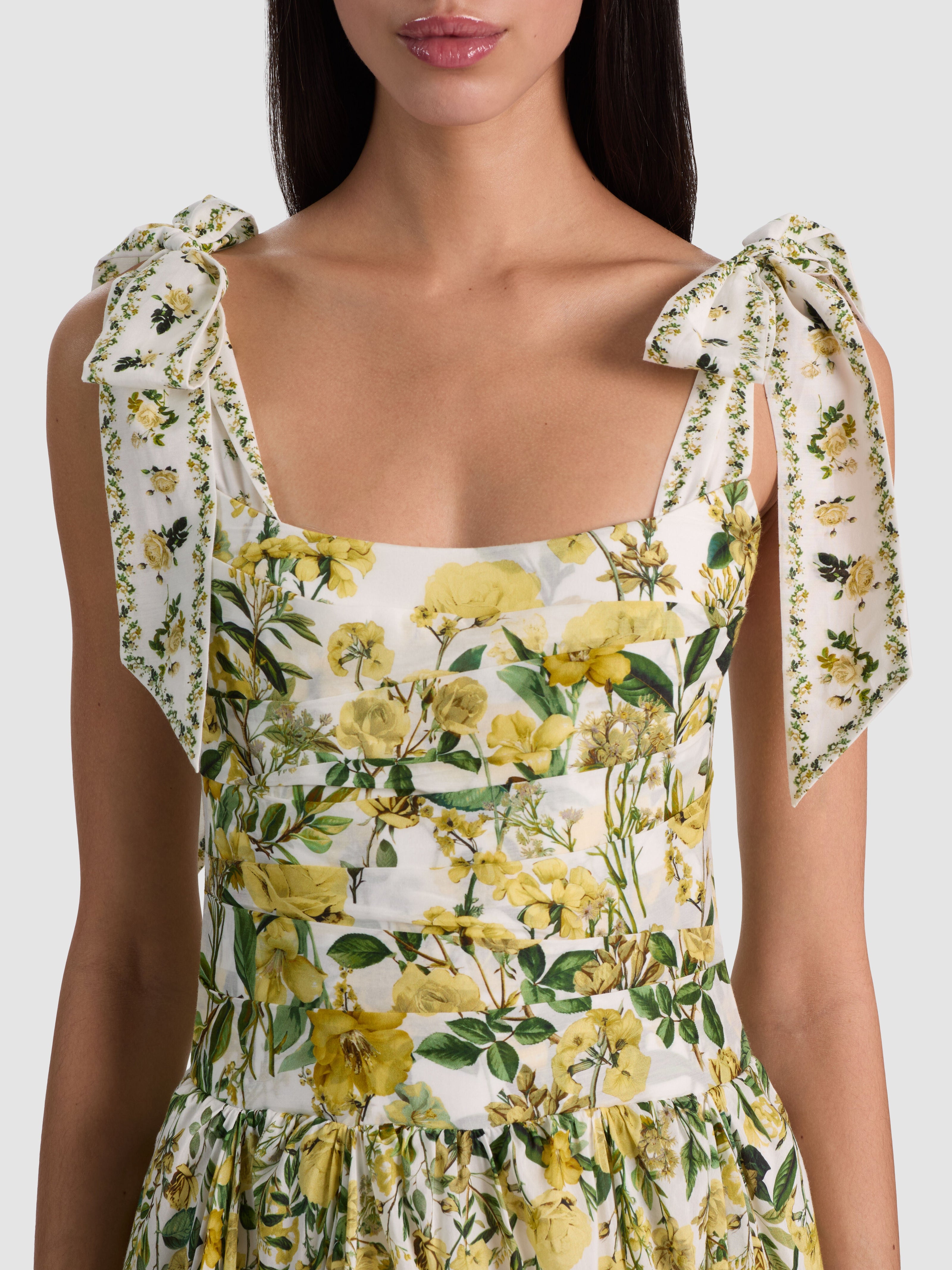 HAVEN FLARED MAXI DRESS-ALICE + OLIVIA