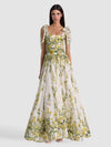 HAVEN FLARED MAXI DRESS-ALICE + OLIVIA