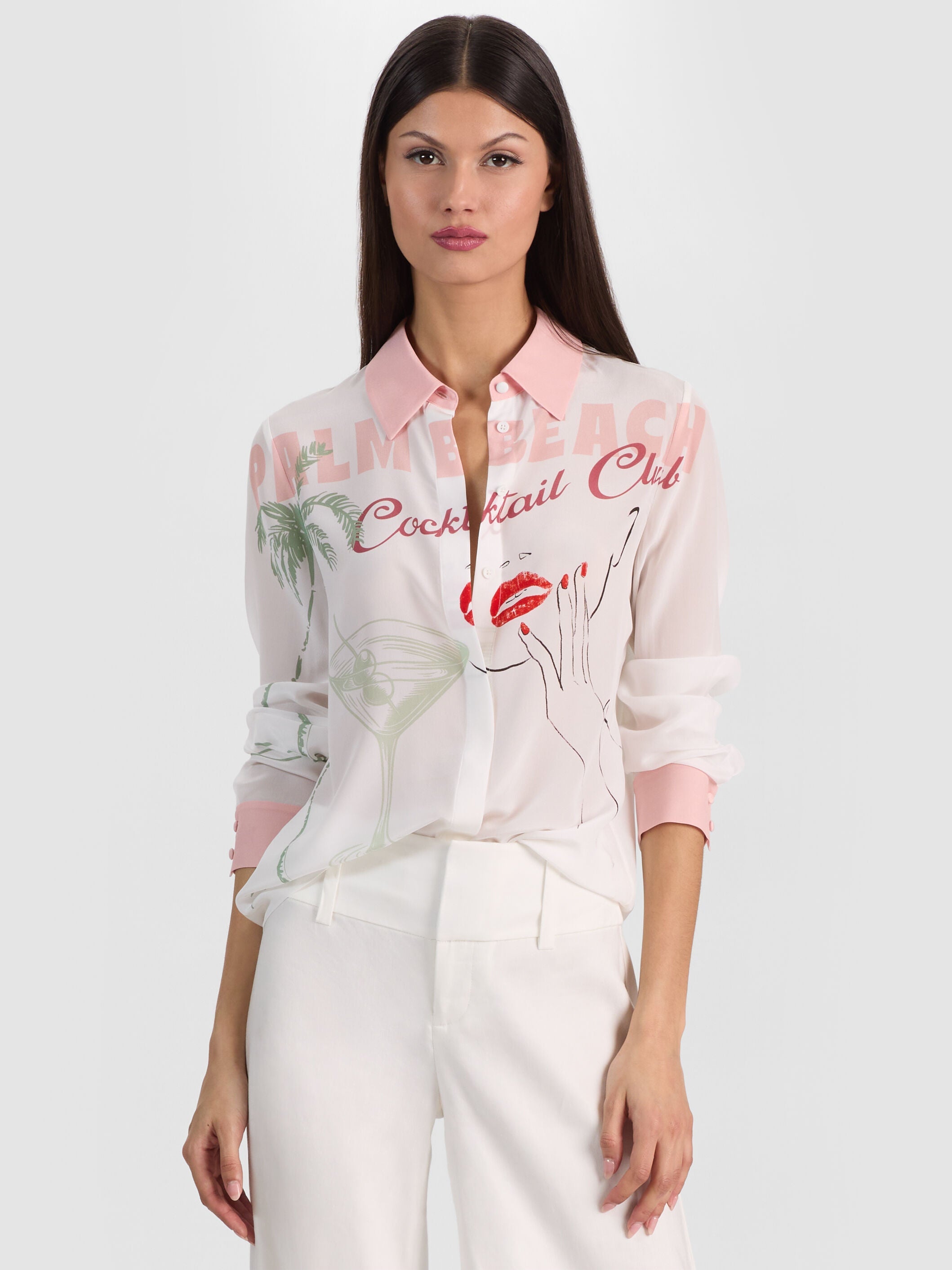 WILLA SILK BLOUSE-ALICE + OLIVIA