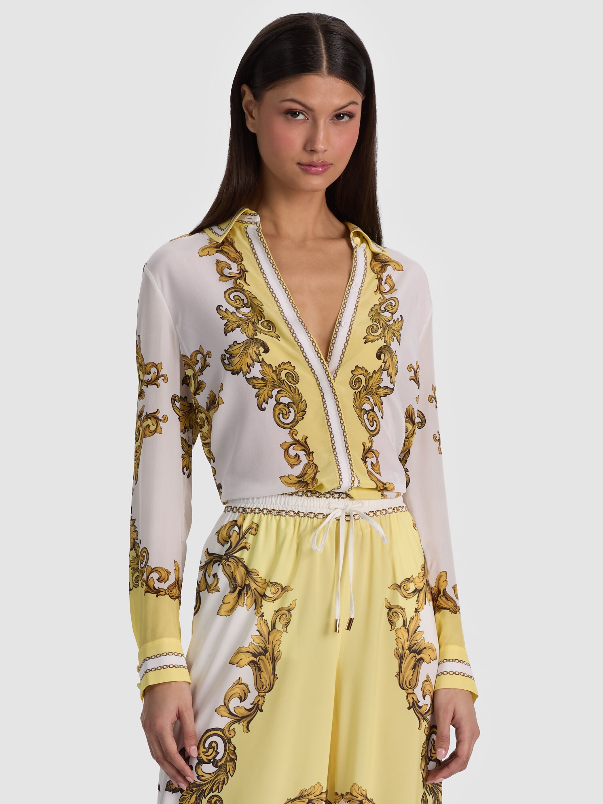 WILLA SILK BLOUSE-ALICE + OLIVIA