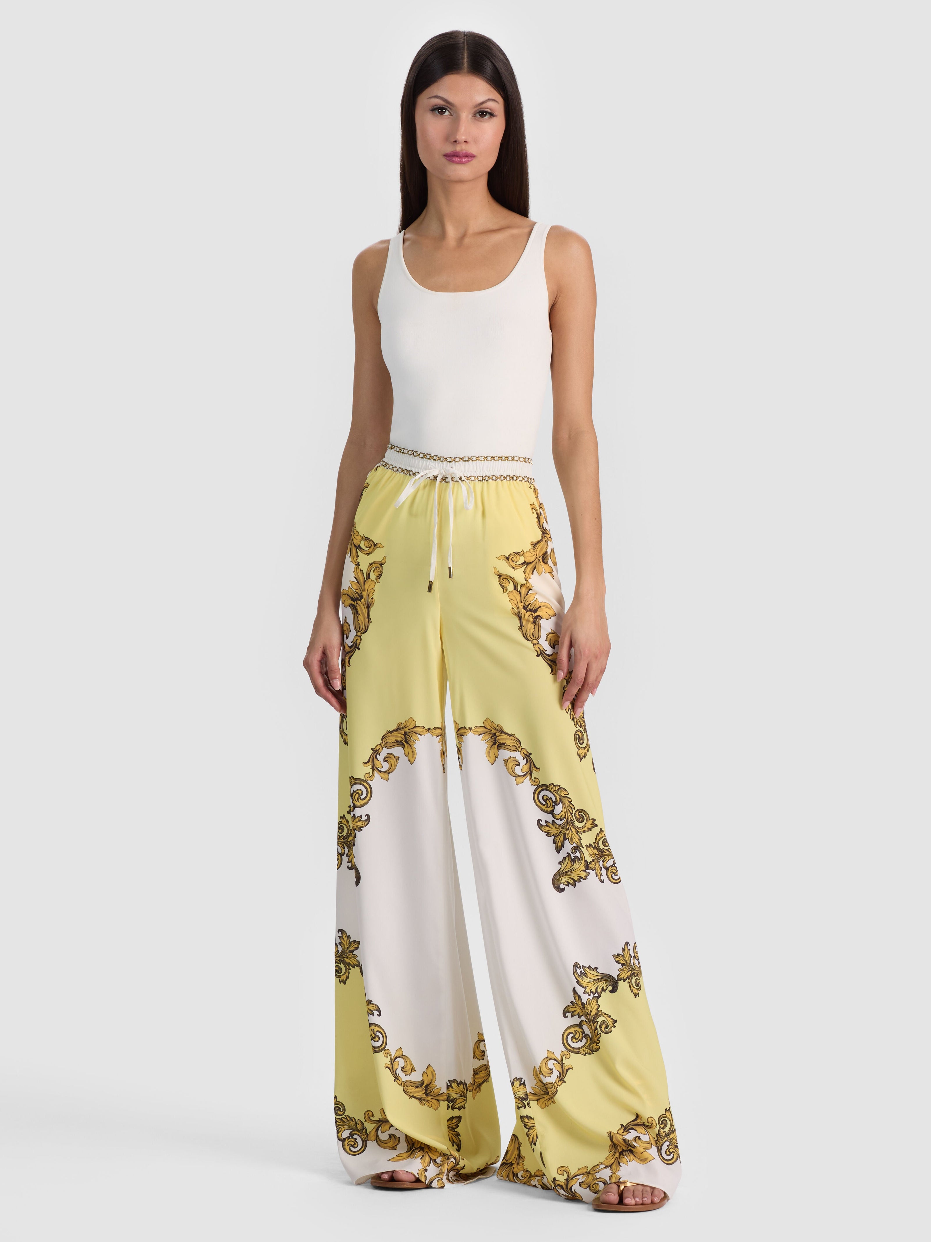 OJAI WIDE LEG PANT-ALICE + OLIVIA