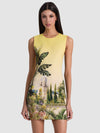 WYNELL STACEFACE FITTED MINI DRESS-ALICE + OLIVIA