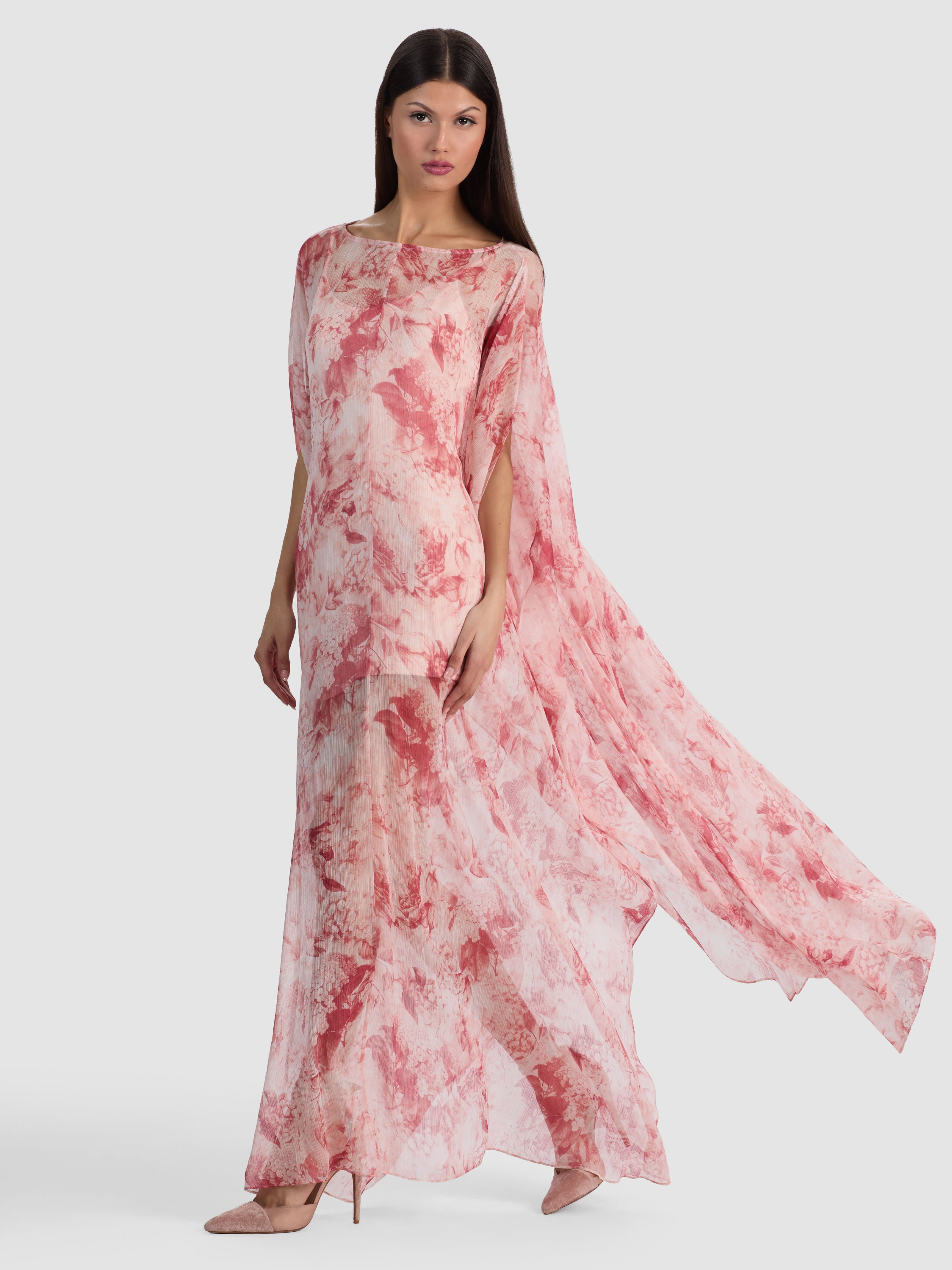 LINN CAPE MAXI DRESS-ALICE + OLIVIA