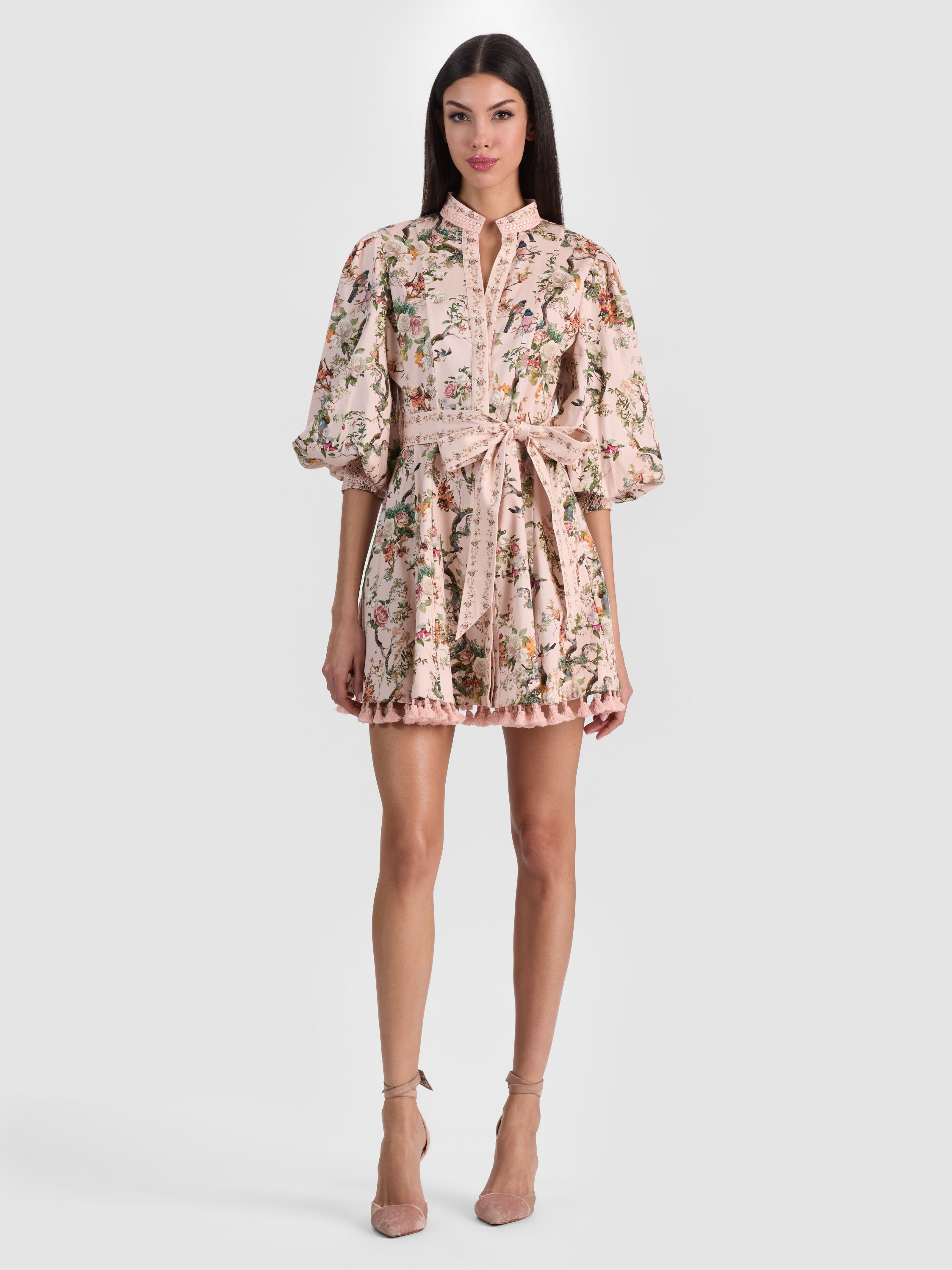 LUCY MINI SHIRT DRESS-ALICE + OLIVIA