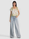 ODETTE FLUTTER SLEEVE TOP-ALICE + OLIVIA