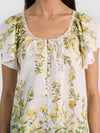 ODETTE FLUTTER SLEEVE TOP-ALICE + OLIVIA