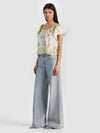 ODETTE FLUTTER SLEEVE TOP-ALICE + OLIVIA