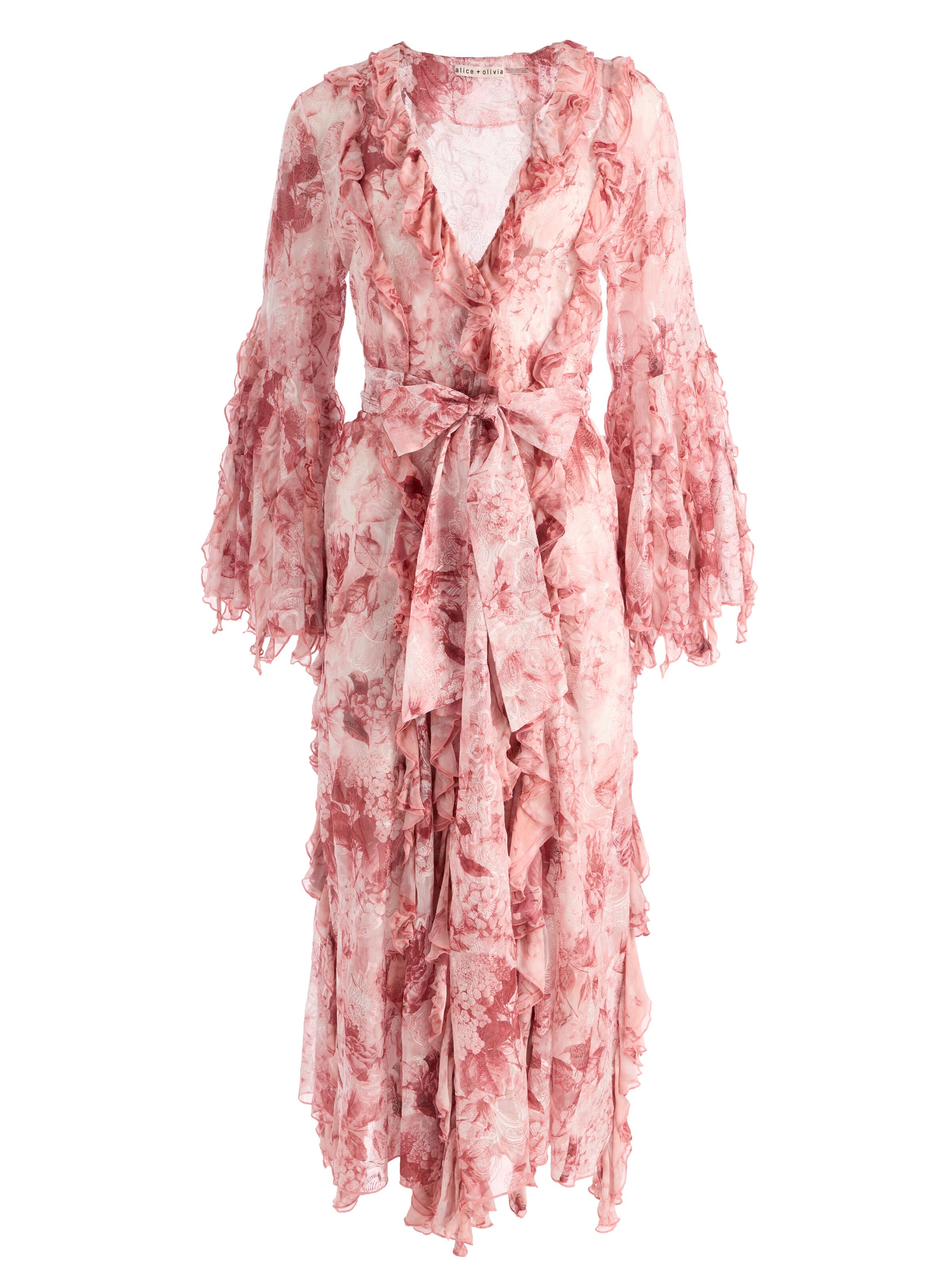 CHER RUFFLE MAXI ROBE-ALICE + OLIVIA