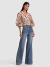 CHARIS BUTTON DOWN BLOUSE-ALICE + OLIVIA